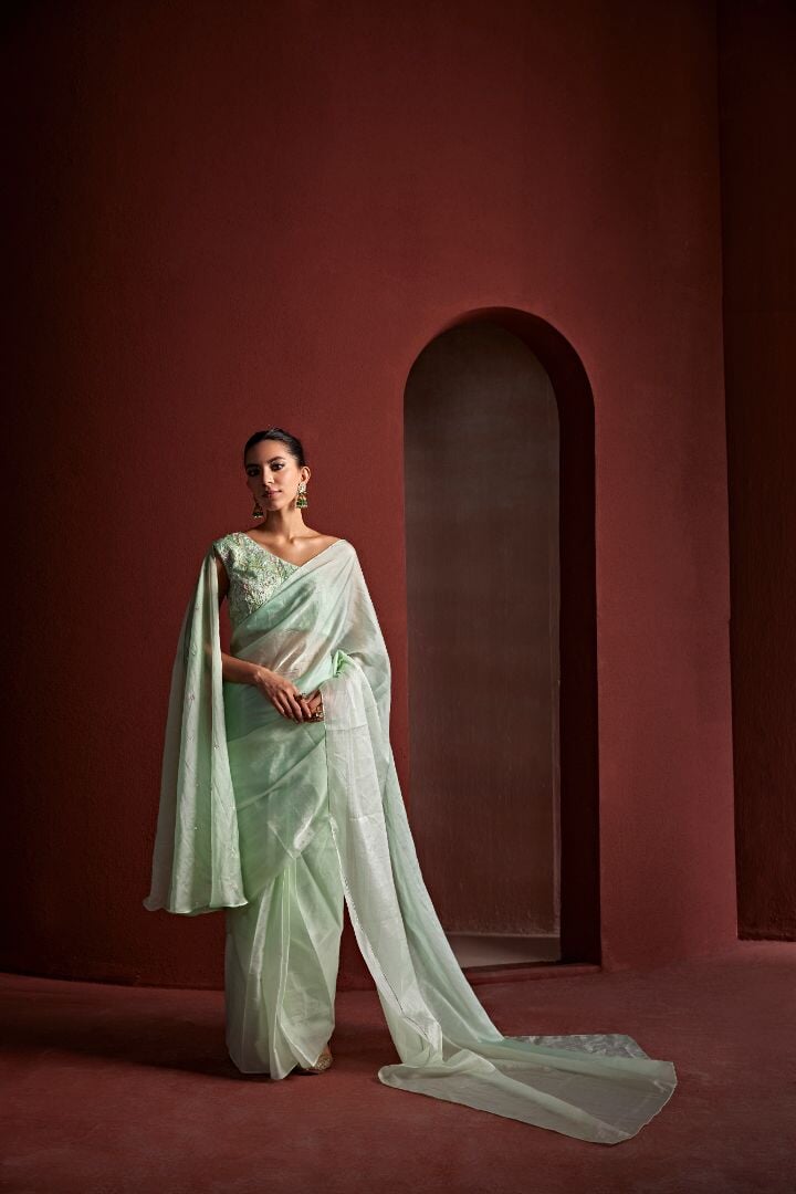 11 nazakat Saris & Lehengas TariniVij