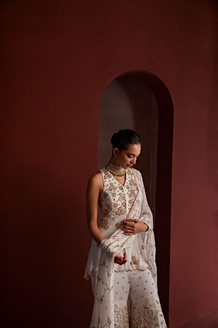 3 nazakat Saris & Lehengas TariniVij