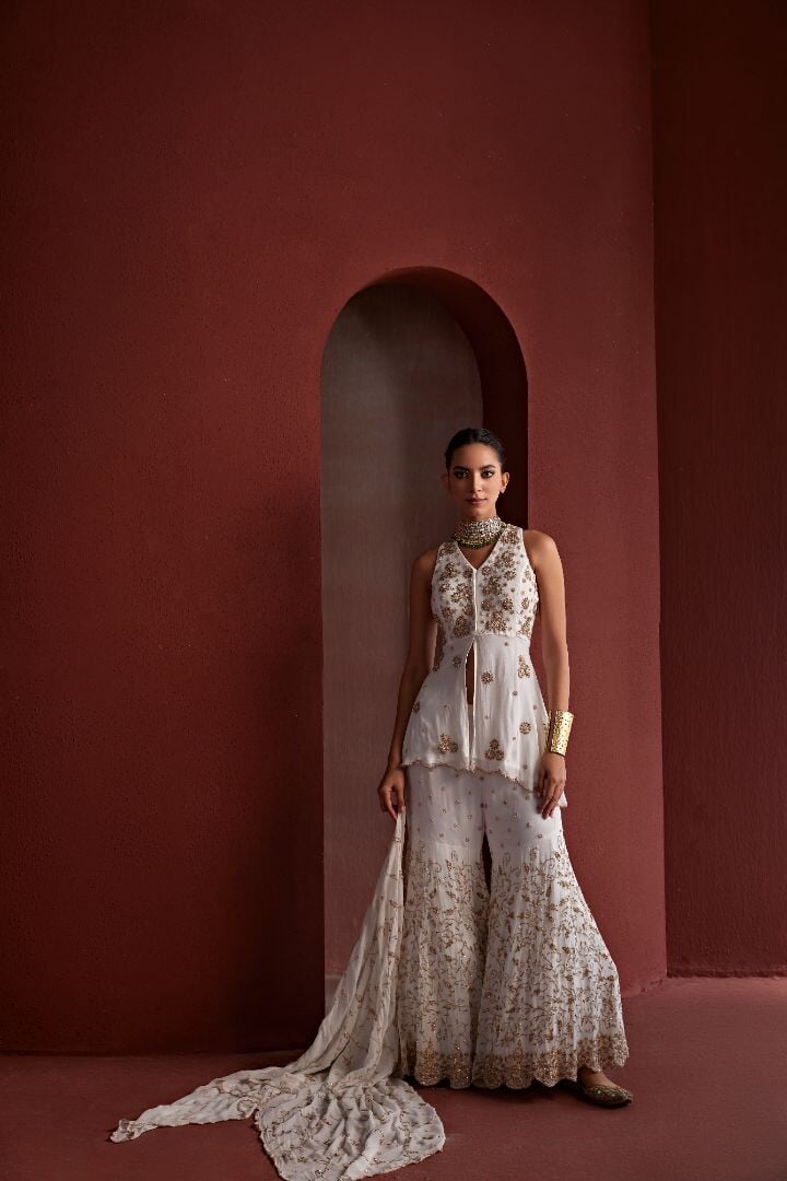 3 nazakat Saris & Lehengas TariniVij