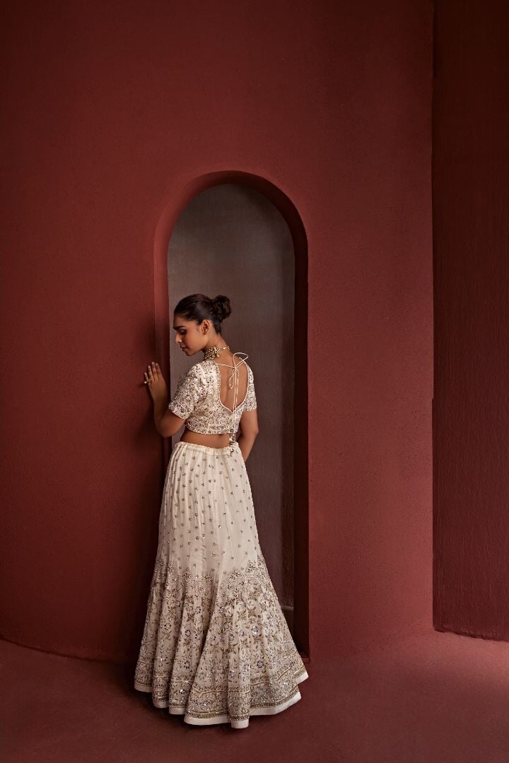 4 nazakat Saris & Lehengas TariniVij