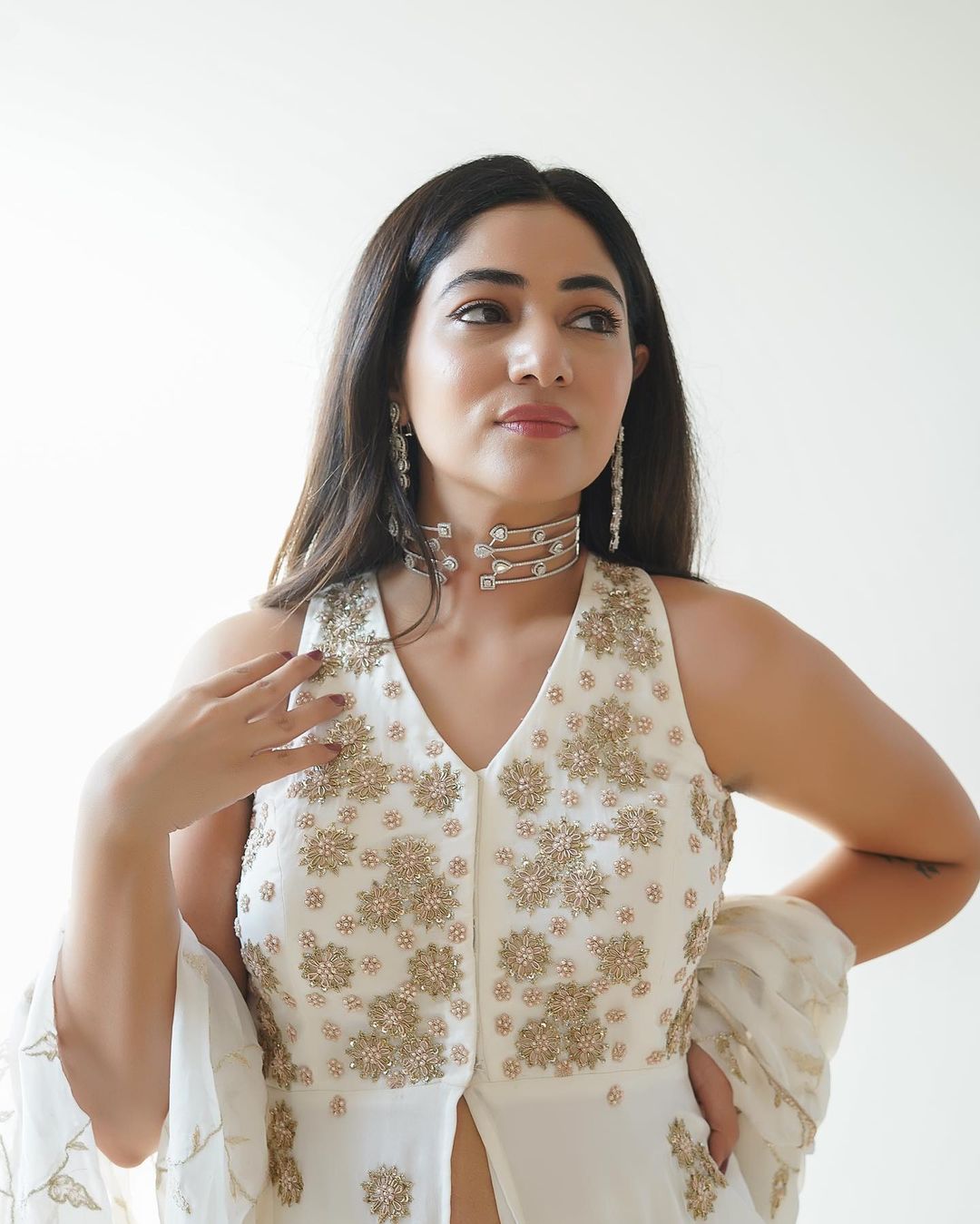 Anisha Sethi in our Faiza Sharara