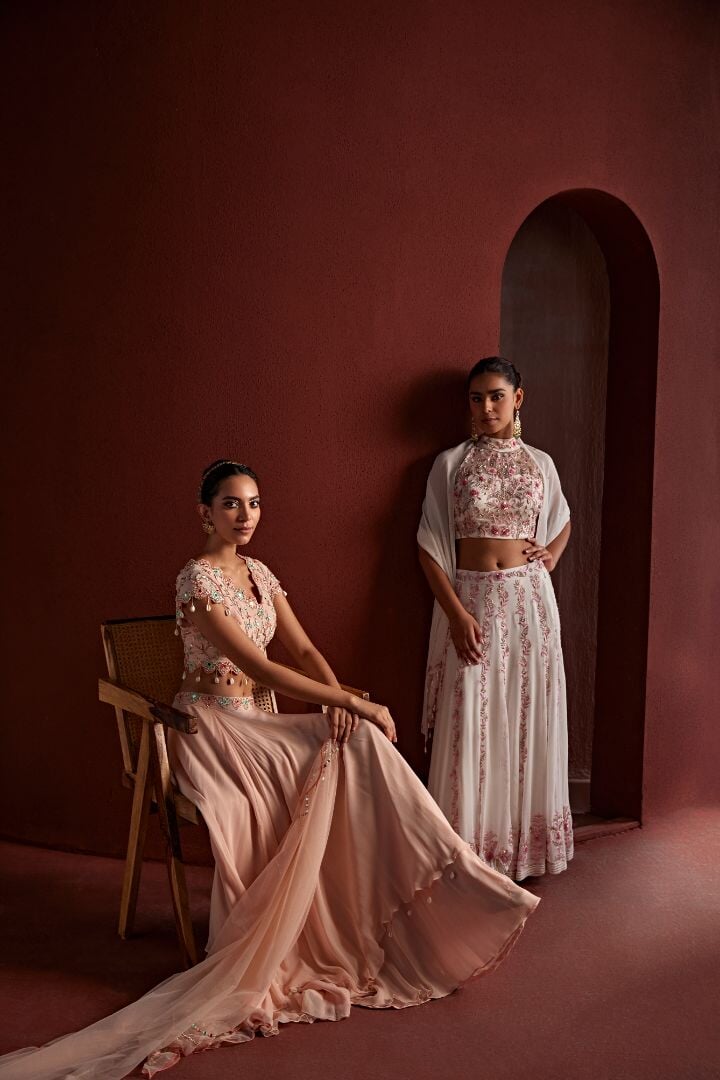 8 nazakat Saris & Lehengas TariniVij