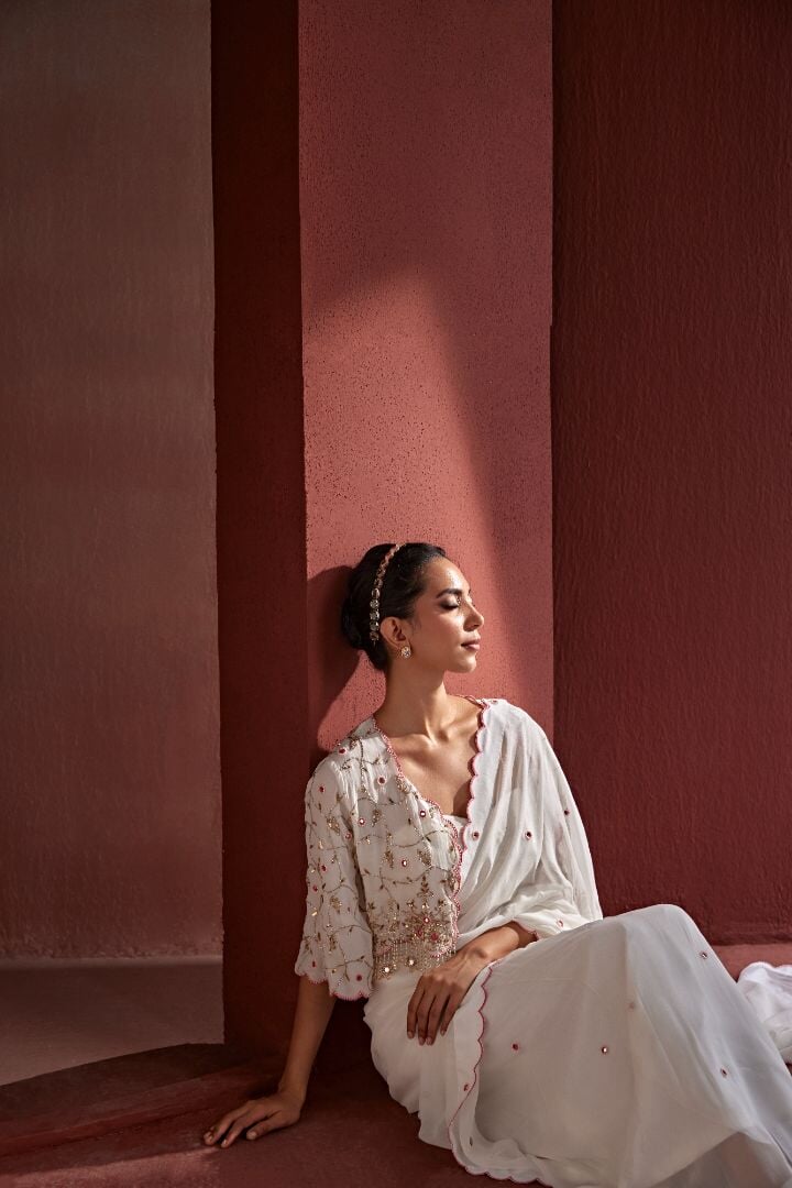 9 nazakat Saris & Lehengas TariniVij