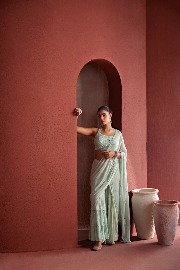 Copy of 11 nazakat Saris & Lehengas TariniVij